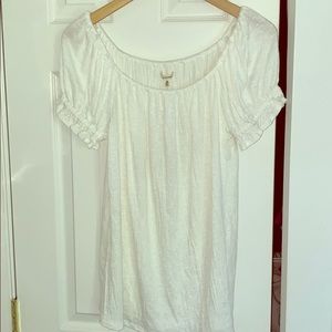 Peasant sleeve t- shirt